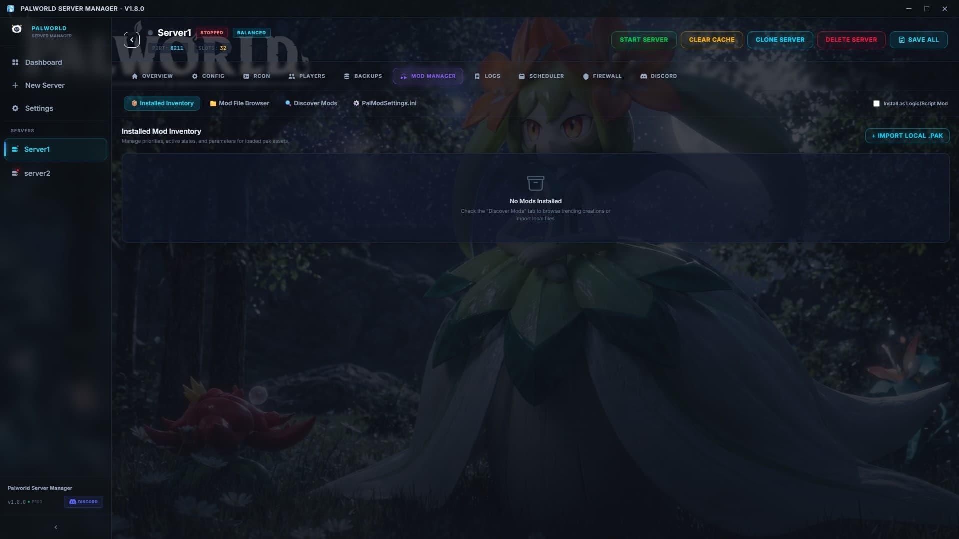 Server Event & Audit Logs